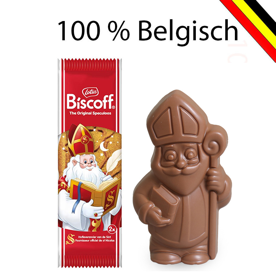 Moderne Sinterklaas met Biscoff