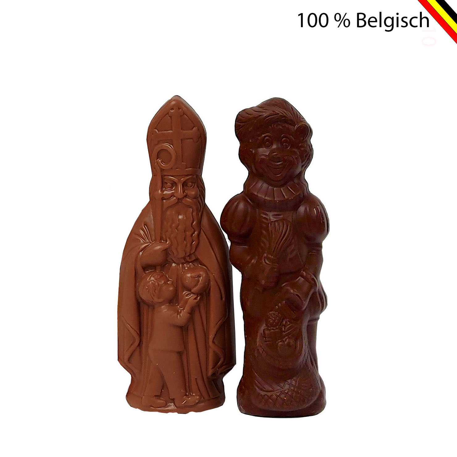 Chocolade Sint en Piet samen verpakt
