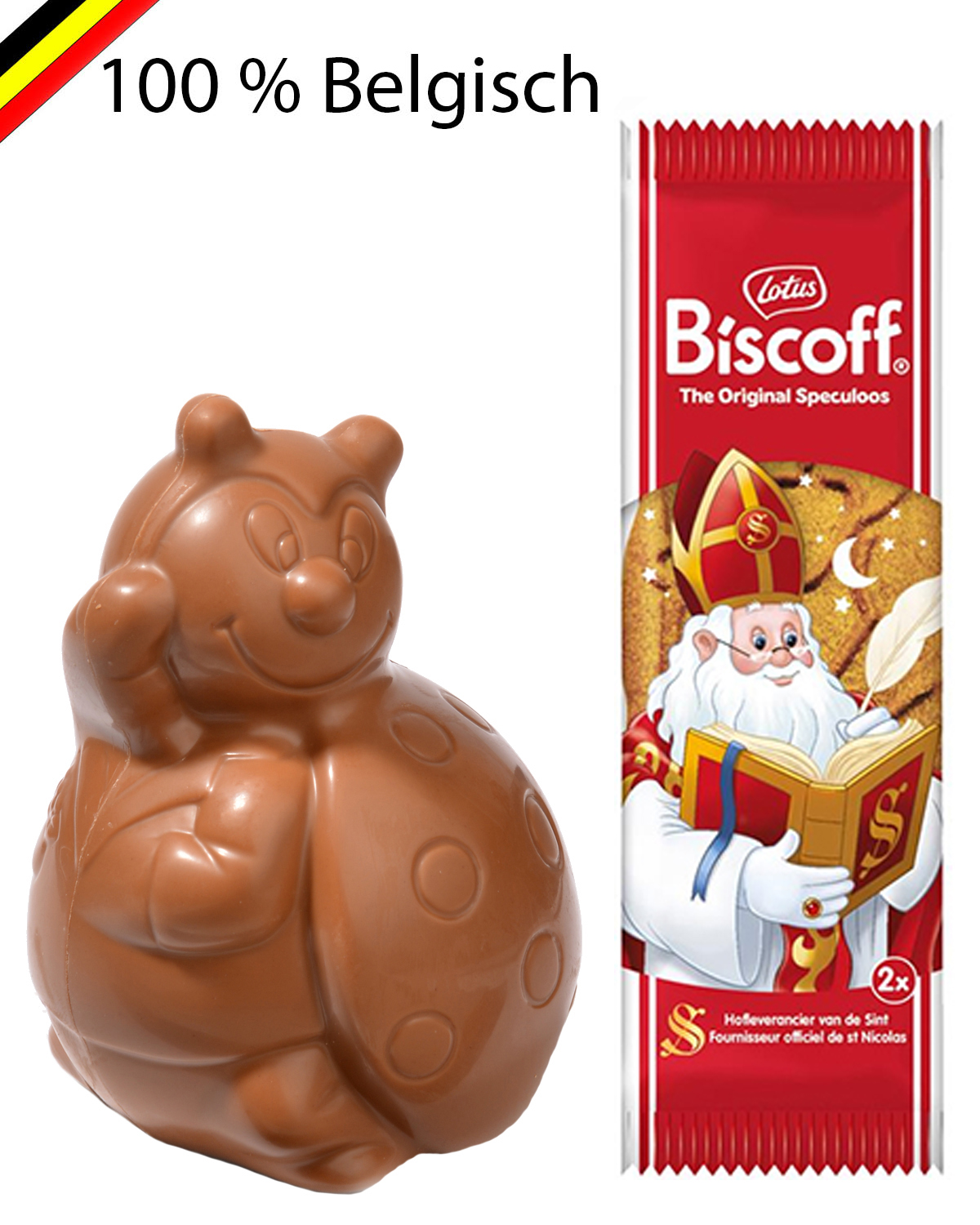 Lotus speculoos en chocolade Lieveheersbeestje