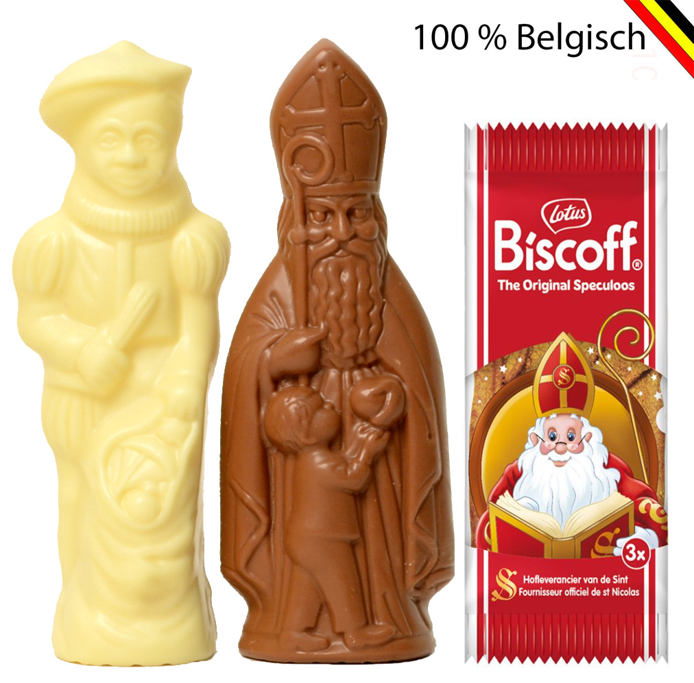 Sint, Piet en speculoos samen verpakt